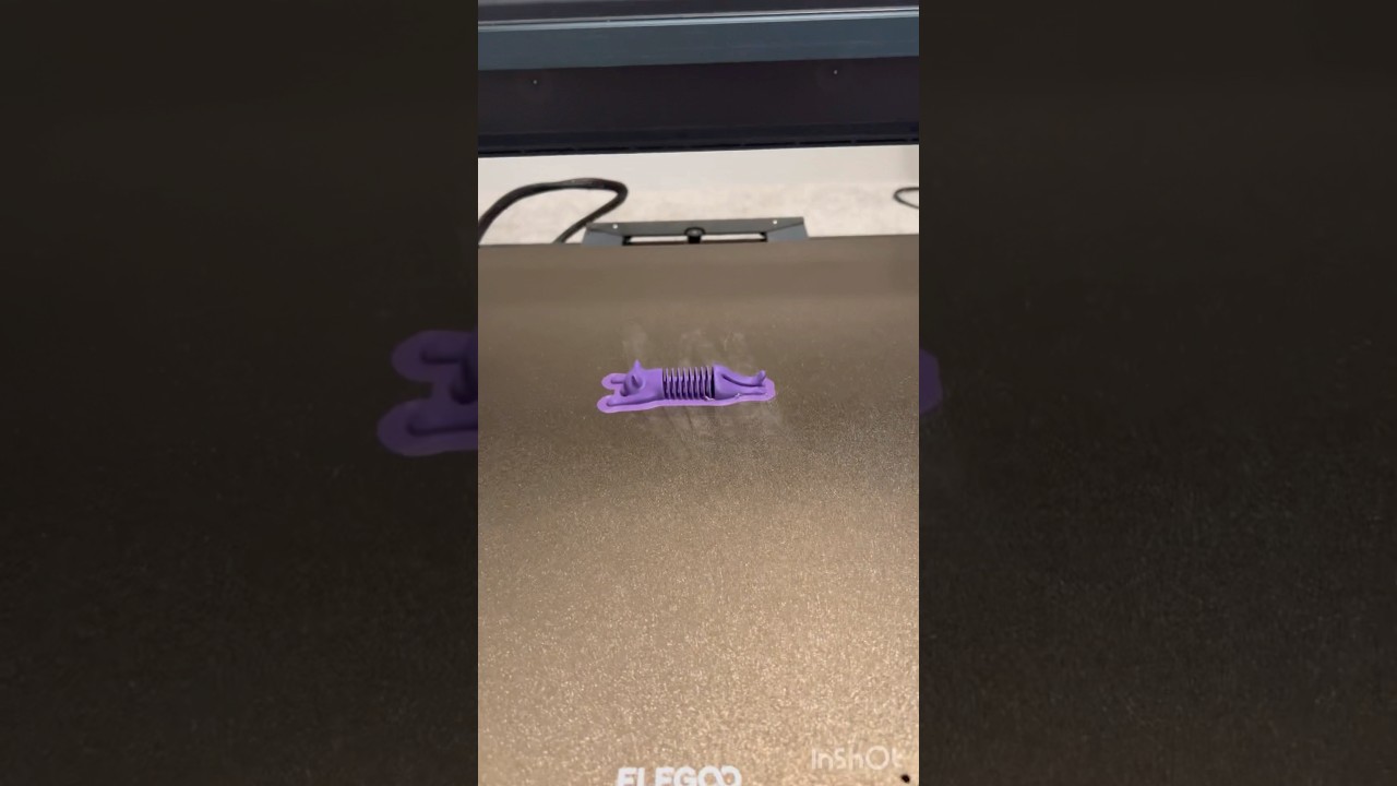 3d printed spring cat 