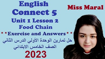 English Connect 5 primary 5 Exercise and Answers Unit 1 Lesson 2 Science حل تمارين كونكت