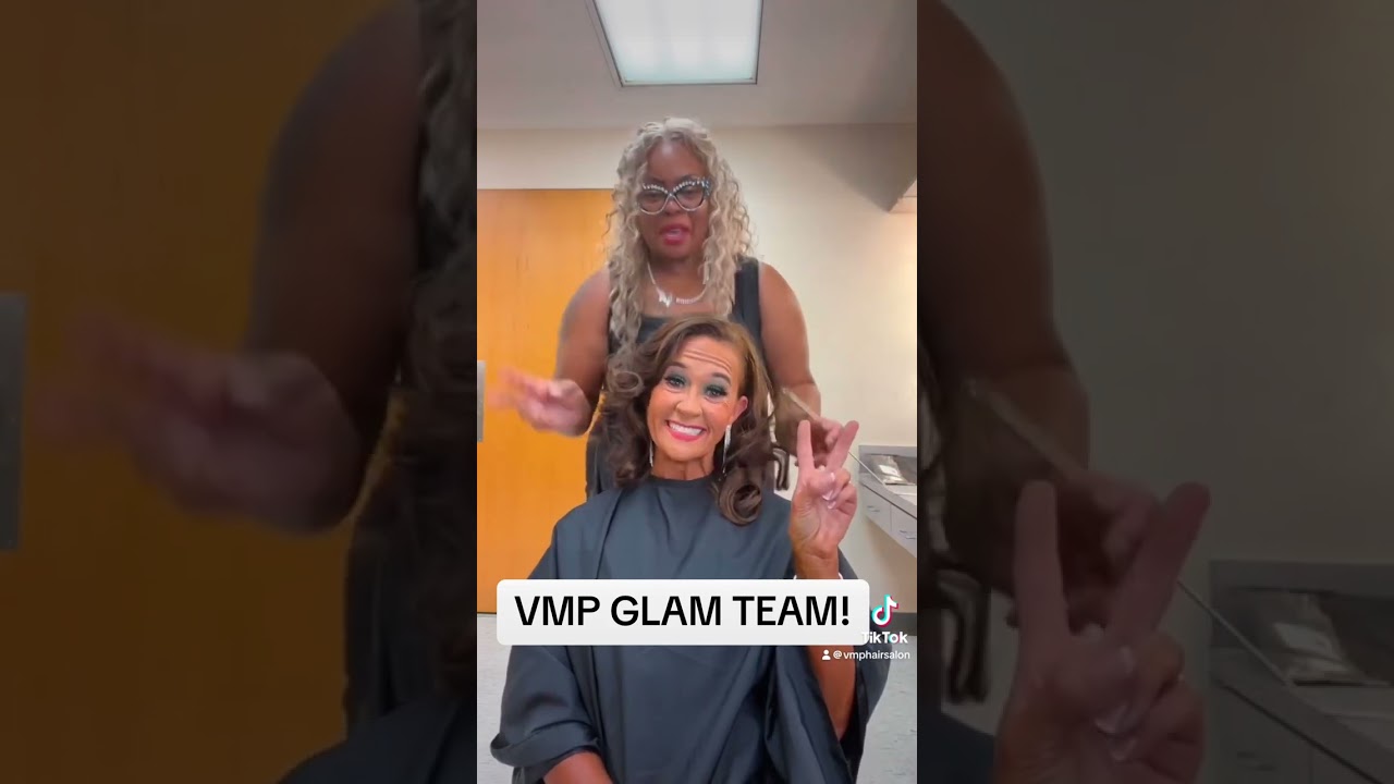 GLAM TEAM AT WORK FOR THE 