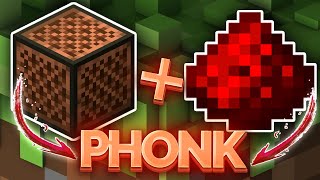 Сделал PHONK в Minecraft из редстоуна и музыкального блока