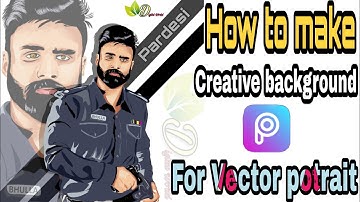 How to make Creative background of Vector art - Picsart - By Alee GFX - Vector art - Aleegfx