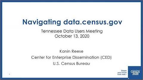 TNSDC Data Users Webinar Series: A refresher, new features & planned updates for data.census.gov
