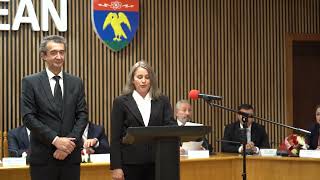 VASILE –STOICA VASILICA - depunere jurământ Consilier Județean Argeș