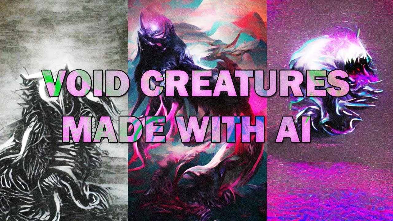 Creating Void Creatures Using Artificial Intelligence - YouTube