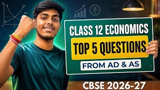 Top 5 Questions from Aggregate Demand and Supply, Class 12 CBSE