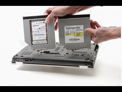 HP ProBook 470 G4 dvd drive replacement | Install Second Hard Drive -  YouTube