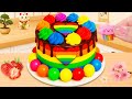 Rainbow Heart Chocolate Cake 🌈🍫 | レインボーハートケーキASMR | Sweet Japan