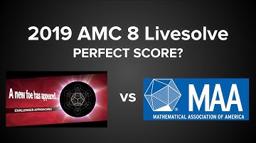 2019 AMC 8 Live Solve PERFECT SCORE??