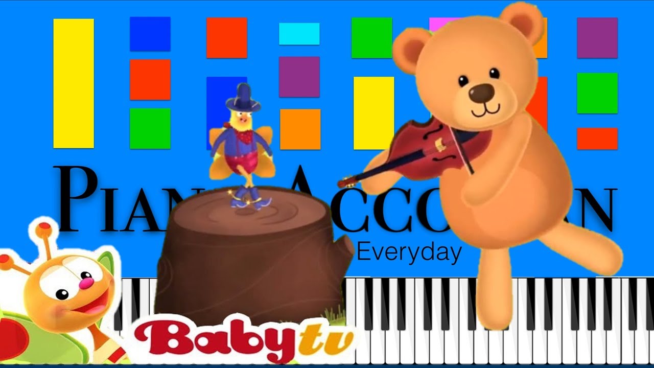 BabyTV This Is The Way Slow EASY Medium 4K Piano Tutorial