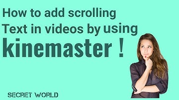 How to add scrolling text in videos on android