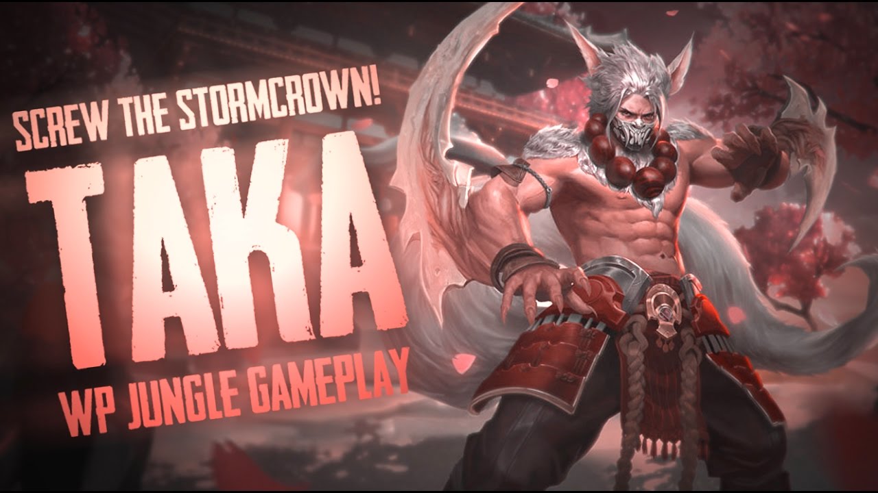 Геймплей Vainglory - Эпизод 252: К ЧЁРТУ ШТОРМОВУЮ КОРОНУ!! Така |WP| Геймплей в джунглях [1.24]