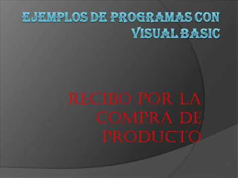 Ejercicios en visual Basic #1 - YouTube
