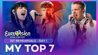 Eurovision 2024: 1st Rehearsals (Day 1) | My Top 7