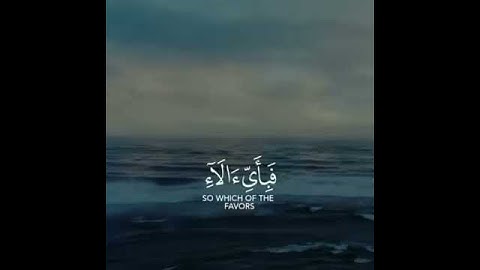 ( كُلُّ مَنْ عَلَيْهَا فَانٍ ) القارئ إسلام صبحي سورة الرحمن - الآية 26