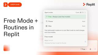 Free Mode + Routines in Replit (Live Deep Dive) Update
