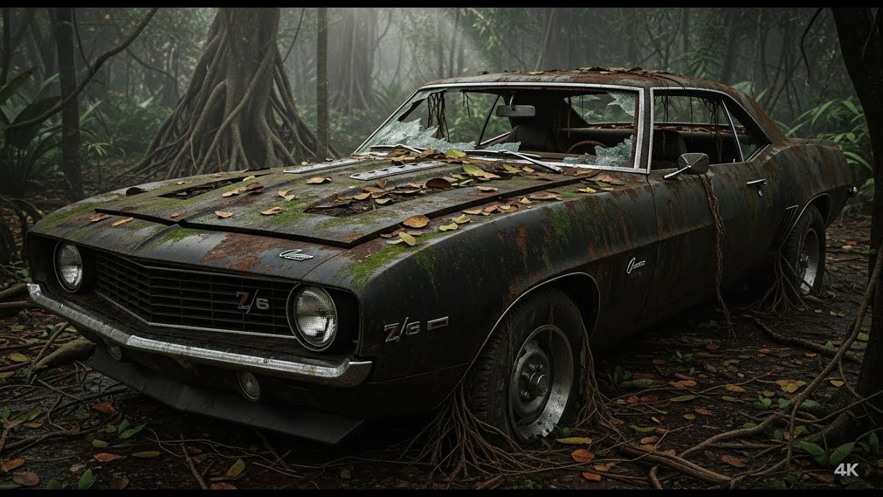 ASMR Car Restoration  40 Years Abandoned 1969 Chevrolet Camaro Z28 Full Rebuild