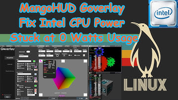 MangoHUD Govelay Fix Intel CPU Stuck at 0 Watts Power Usage