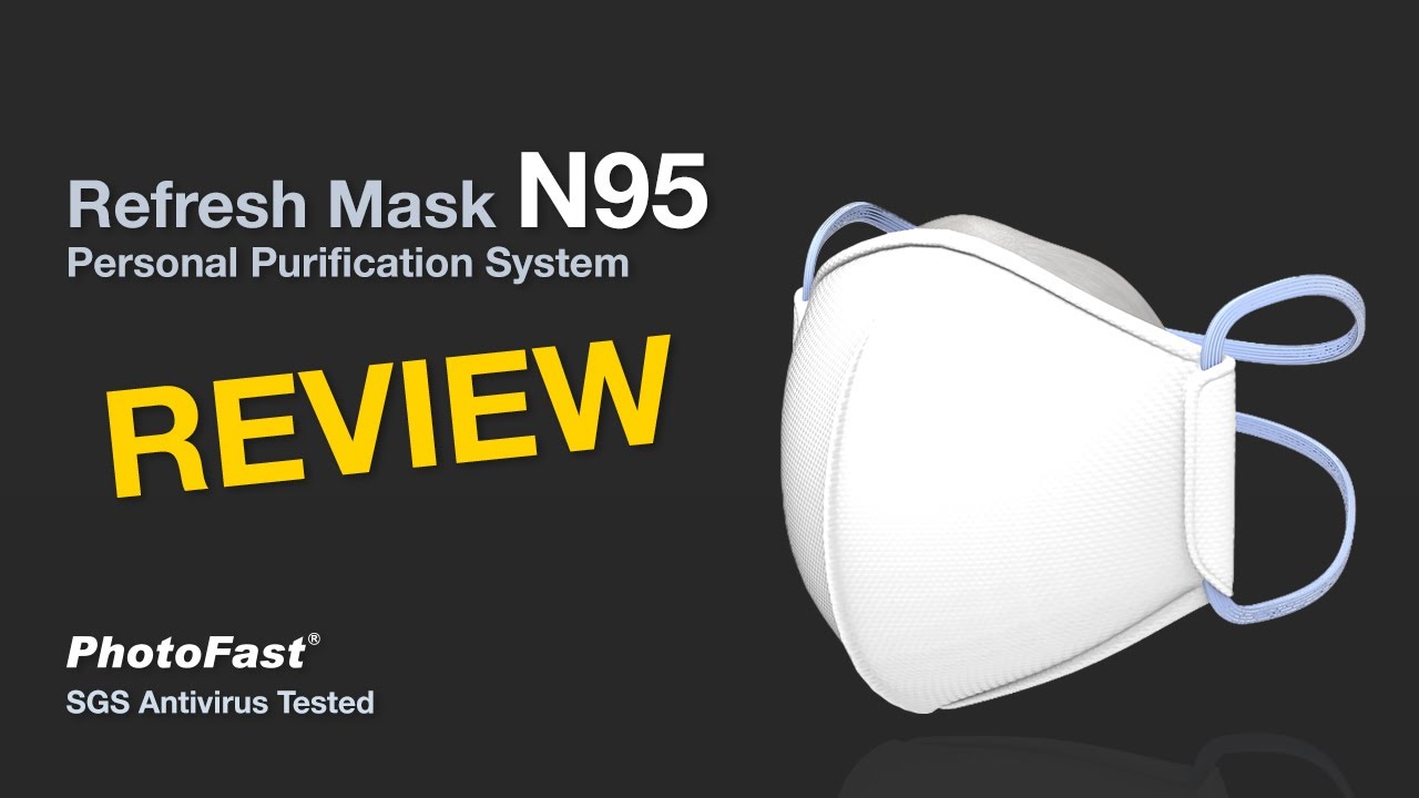 REVIEW: PhotoFast Refresh Mask AM-9500 Intelligent Personal Air Purifier [N95 PROTECTION!!]