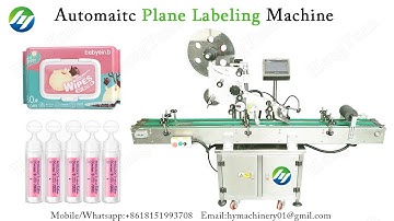 Automaitc Plane Labeling Machine | Flat Object Top-side Label Applicator