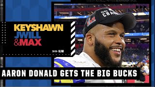 Aaron Donald gets paid the big bucks 🤑 making him the HIGHEST-PAID non-QB in the NFL | KJM News
