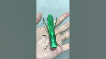 DIY | Making a grasshopper using  beer can | kheoleodoitay
