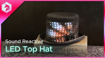 Tutorial: Sound Reactive LED Top Hat with WLED #adafruit