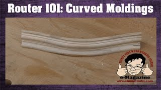 How to make CURVED mouldings and trim with a router table!