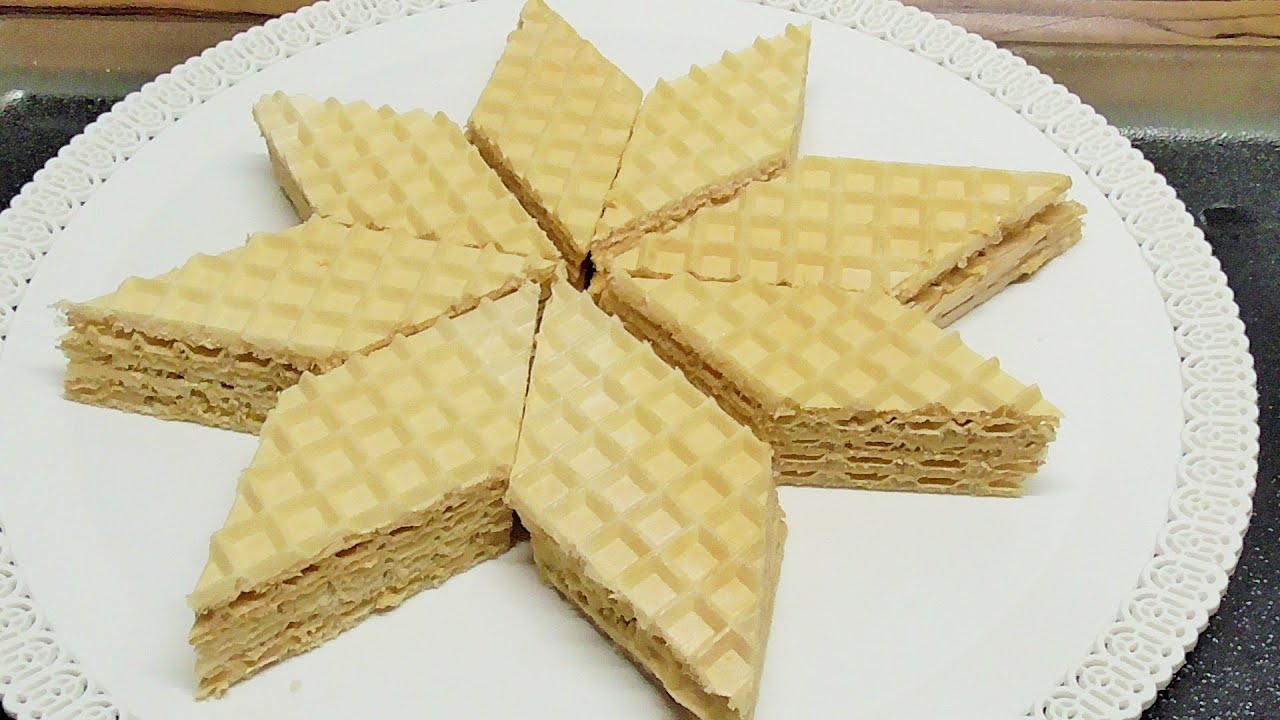 Pyszne wafle z masa kajmakowa ,kröwka /Kasia ze slaska gotuje