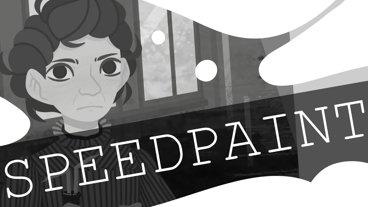 Marie Curie in her Paris Laboratory // Speedpaint