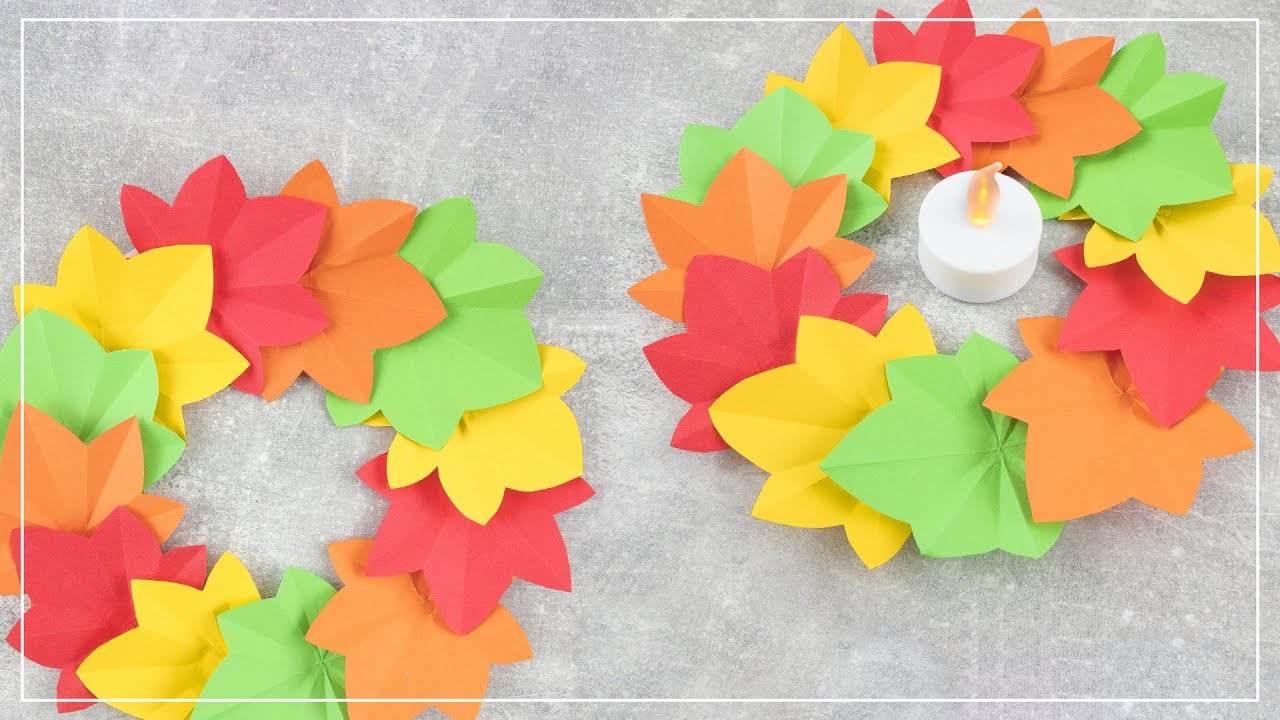 Basteln Herbst Papier