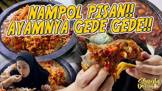 NAMPOL PISAN!! AYAMNYA GEDE GEDE!! AYAM COBEK CEU ELIS!!