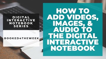 How to Add Videos, Images, & Audio to the Digital Interactive Notebook