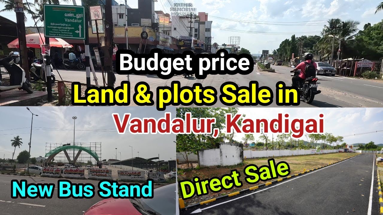 Land & plot sale in Vandalur, Kandigai/ NO Brokerage, Direct Sale YouTube