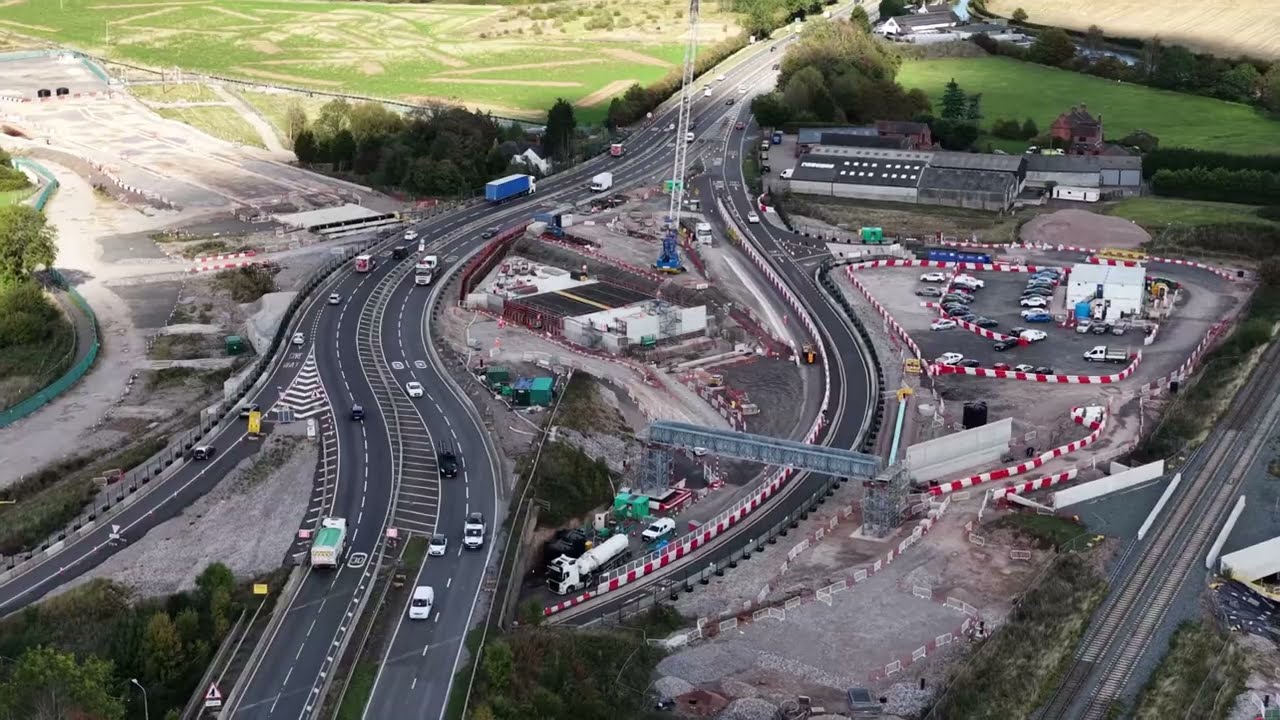 Hs2 A38 Streethay lichfield September update