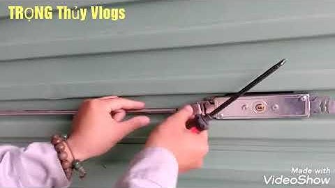 Dạy cách thay khóa cửa cuốn tôn rất đơn giản và không cần chìa khóa vẫn thay được khóa.