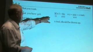 Healthcare professionals: dosage calculation - example 2 of 6
