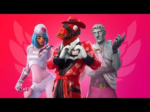 valentine s day challenges coming to fortnite - fortnite share the love skins