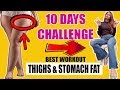 Lose THIGH & STOMACH Fat || 500 High Knees WORKOUT CHALLENGE