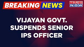 Breaking News Kerala Train Attack Vijayan Govt. Suspends Officer Over Alleged Leak Of Information