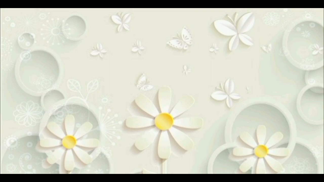 3D White Leaves, Parrot Flowers, Birds, Forest, Plants Wallpaper Folder 3