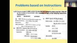 CH 2(Lecture10)CS2 Instruction Set and Programming of 8085 Microprocessor