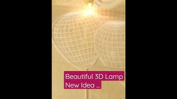 laser cutting beautiful new 3d lamp illusion design idea, Laser Engraving #rdelectromach #k40laser