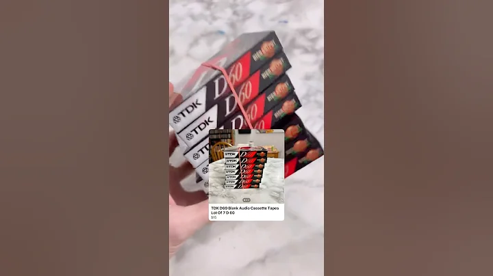 Blank audio cassette tapes = money!