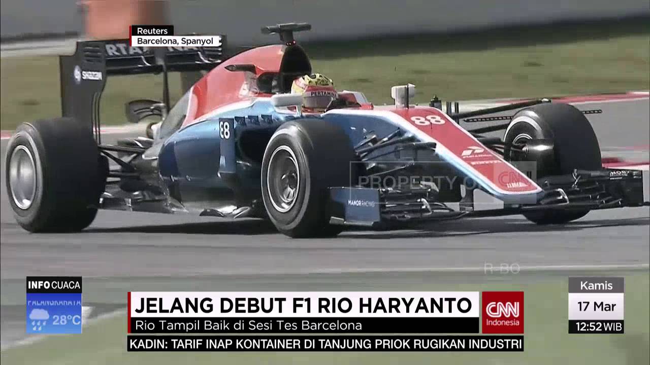 Jelang Debut F1 Rio Haryanto