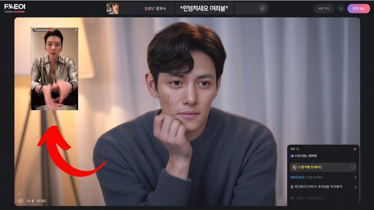 Чжи Чан Ук плачет во время прямого эфира. Это его признание