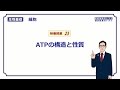 【生物基礎】　細胞23　ATPの構造と性質　（１４分）