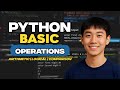 Python Basic Operations Explained | Arithmetic, Logical & Comparison | Beginners ( In Hindi)