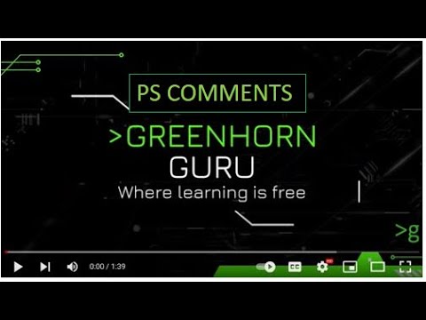 6. Powershell - Comments
