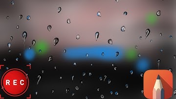 Screen Recording Version of Drawing Raindrops in Autodesk Sketchbook
