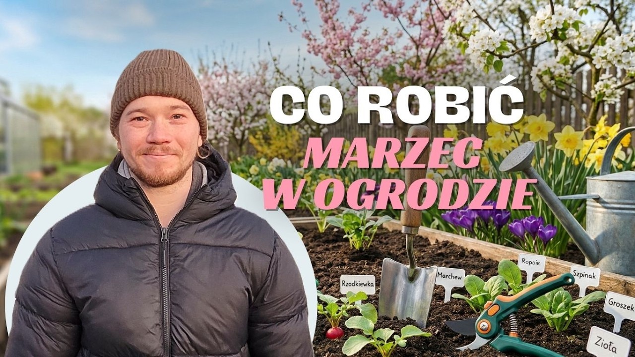 Co robić w ogrodzie w MARCU? Siew, sadzenie, cięcie, opryski